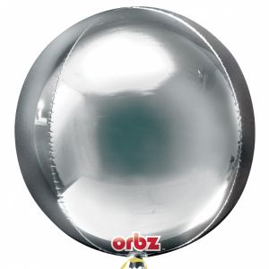 Globo helio esfera plata