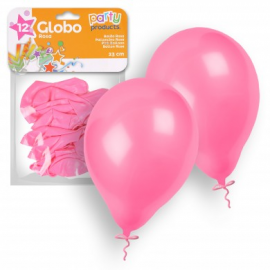 Globos pastel rosa 23cm 12 2und