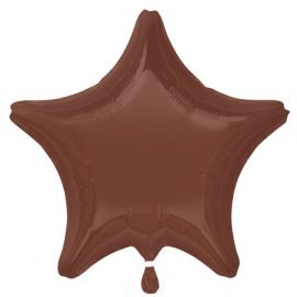Globo helio estrella chocolate