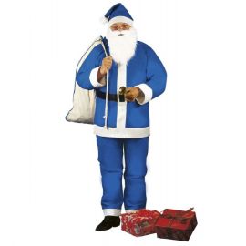 Disfraz papa noel azul