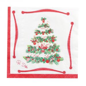 Servilletas arbol de navidad 33x33