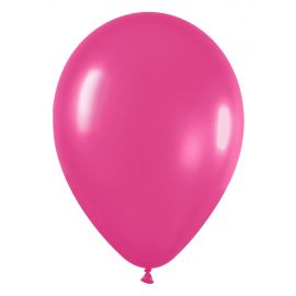 Globo peque?o fucsia metal