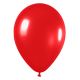 Globo peque?o rojo metal