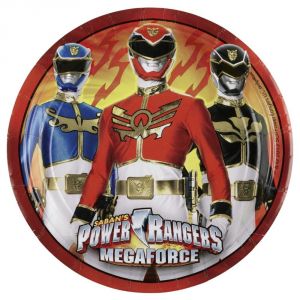 Platos power ranger 23 cm pack 8 und