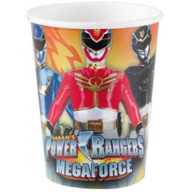 Vasos power ranger pack 8 und