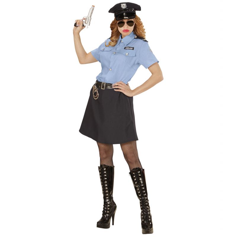 disfraz policia clássica mujer