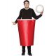 Disfraz vaso de ping pong