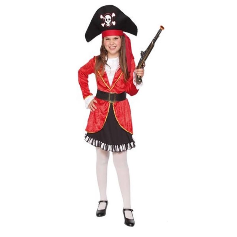 eficacia Macadán Prescribir disfraces de piratas para niñas