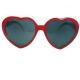 Gafas corazon rojas vv