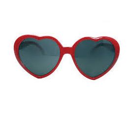 Gafas corazon rojas vv