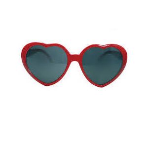 Gafas corazon rojas vv