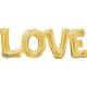 Globo love oro sin helio