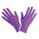 Guantes violetas cortos