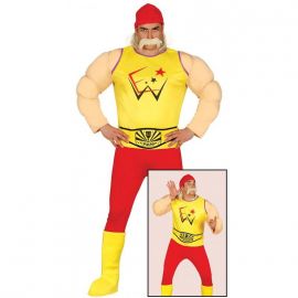 Disfraz luchador amarillo