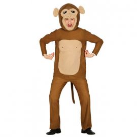 Disfraz mono marron adulto