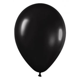 Globo pequeño negro metal