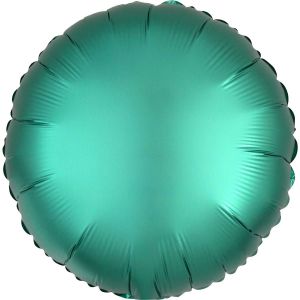 Globo helio círculo satín verde