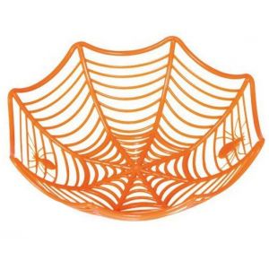 Cesto tela de araña naranja