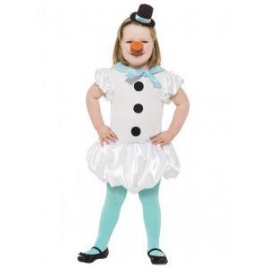 Disfraz muñeco nieve con medias niñas de 4 a 9 años