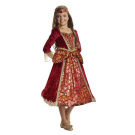 Disfraz princesa medieval lira infantil