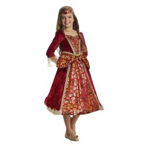 Disfraz princesa medieval lira infantil