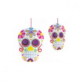 Colgante calavera dia de los muertos 3D