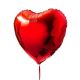 Globo helio corazon jumbo rojo