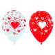 Globos corazones impresos