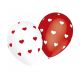 Globos corazones amor 8 unidades