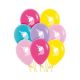 Globos unicornio colores surt 12 und