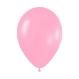 Globos rosa solido 12 und