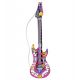 Guitarra inflable hippie