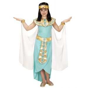 Disfraz cleopatra azul infantil