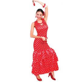 Disfraz flamenca roja