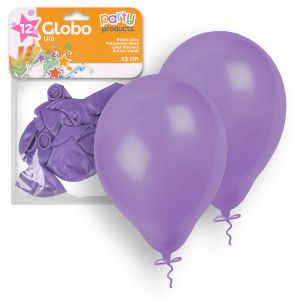 Globos pastel morados 12 und 23 cm