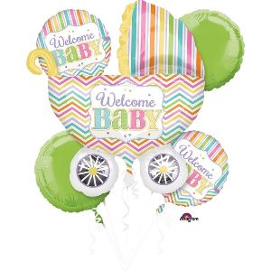 Bouquet globos baby welcome