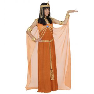 Disfraz reina de egipto naranja