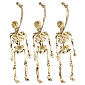 Set 3 esqueletos 15 cm