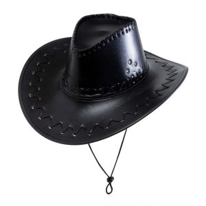 Sombrero vaquero negro con deco