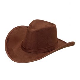 Sombrero cowboy marron