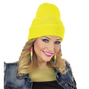 Gorro fluorescente amarillo