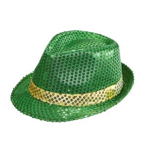 Sombrero fedora san patricio