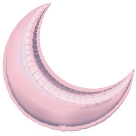 Globo helio luna rosa pastel