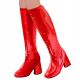 Cubre botas go go roja