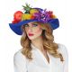 Sombrero mujer azul personalizable