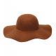 Sombrero mujer marron personalizable