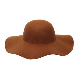 Sombrero mujer marron personalizable