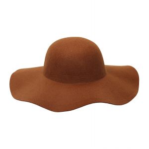 Sombrero mujer marron personalizable