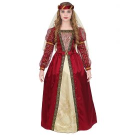 Disfraz princesa medieval enagua inf