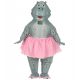 Disfraz hipopotamo bailarina hinchable
